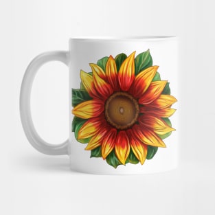 Watercolor Juneteenth Sunflower Mug